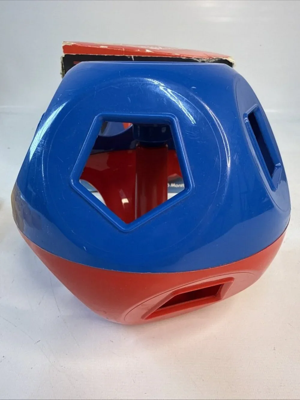 Tupperware SHAPE-O BALL Vintage Shape Sorter Baby Toy Complete 12 x Shapes & Box